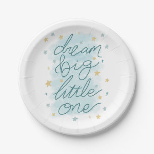 Assiettes En Carton Dream Big Little One Pastel Stars