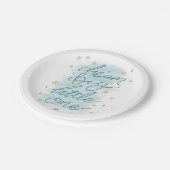 Assiettes En Carton Dream Big Little One Pastel Stars (Angle)