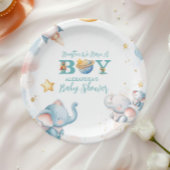 Assiettes En Carton Dreamy Houston Nous Avons Un Garçon Espace Extérie