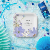 Assiettes En Carton Dreamy Lilac Mariage (Fête)