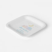 Assiettes En Carton Dreamy Moon and Stars Cloud Neuf Baby shower (Angulaire)