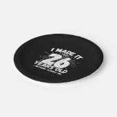 Assiettes En Carton Drôle 26e anniversaire Citation Sarcastique 26 ans (Angle)