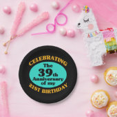 Assiettes En Carton Drôle 60e anniversaire Gag cadeau (Fête)