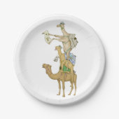 Assiettes En Carton Drôle chameaux (Devant)