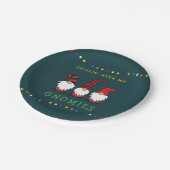 Assiettes En Carton Drôle Chillin' avec mon jeu de Noël Gnomies | (Angle)