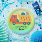 Assiettes En Carton Drôle dinosaure cadeau camion fête d'anniversaire  (Fête)