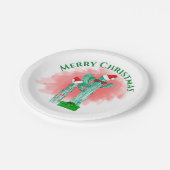 Assiettes En Carton Drôle Lunettes de soleil de Cactus Sud-Ouest Noël (Angle)