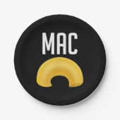 Assiettes En Carton Drôle Matching Macaroni Et Halloween Fromage (Devant)