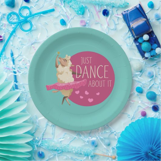 Assiettes En Carton Drôle Message - Juste Danse À Propos 1 (Fête)