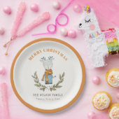 Assiettes En Carton Drôle mignon Doux moche Reindeer feuilleté Noël (Fête)