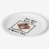 Assiettes En Carton Drôle mignon Turquie Thanksgiving automne vacances (Angle)