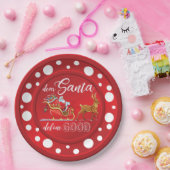 Assiettes En Carton Drôle Noël design Plaque (Fête)