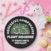 Assiettes En Carton Drôle Obsessionnel et Compulsif trouble Plante (Fête)