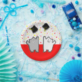 Assiettes En Carton Drôle Parti de Graduation (Fête)