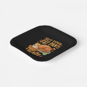 Assiettes En Carton Drôle Thanksgiving Préparez vos gros pantalons (Angulaire)