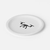 Assiettes En Carton Drone (Angle)