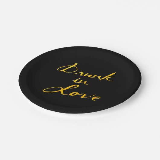 Assiettes En Carton Drunk in Love (Angle)