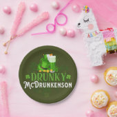 Assiettes En Carton Drunky McDrunkerson St. Patrick's Day (Fête)