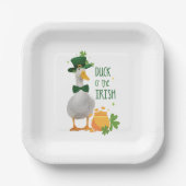 Assiettes En Carton Duck o' the Irish St. Patricks Day (Recto)