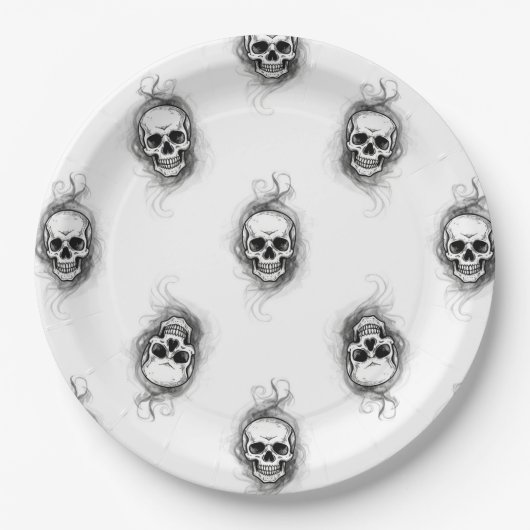 Assiettes En Carton "Duggery crânienne" (Devant)