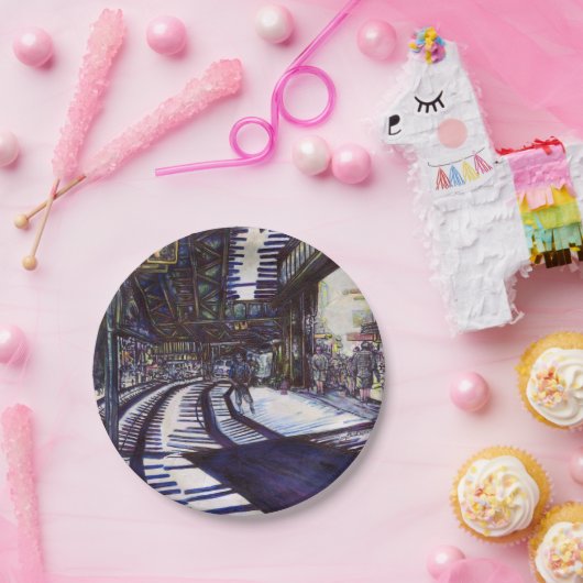 Assiettes En Carton Dusting the Piano (Fête)