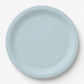Assiettes En Carton Dusty Blue Classic Party (Devant)