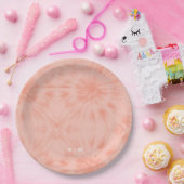 Assiettes En Carton Dye | Coral Pink Modern Pastel (Fête)