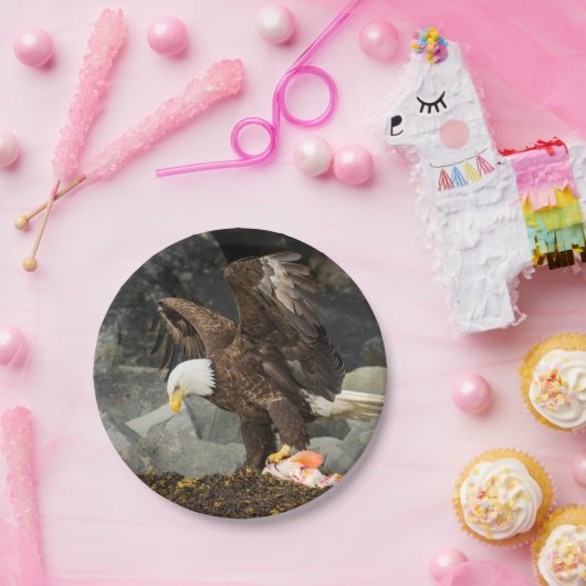 Assiettes En Carton Eagle chauve final (Fête)