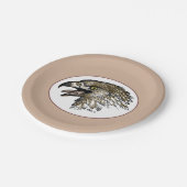 Assiettes En Carton Eagle hurle (Angle)