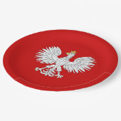 Assiettes En Carton Eagle polonais (Angle)