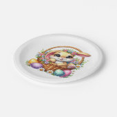 Assiettes En Carton Easter Bunny  (Angle)