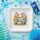 Assiettes En Carton Easter Bunny (Fête)