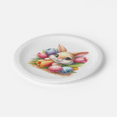 Assiettes En Carton Easter Bunny  (Angle)