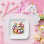 Assiettes En Carton Easter Bunny  (Fête)
