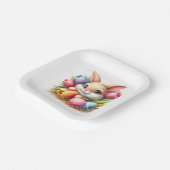 Assiettes En Carton Easter Bunny  (Angulaire)