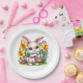Assiettes En Carton Easter Bunny  (Fête)