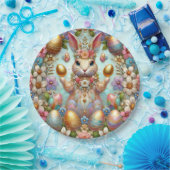 Assiettes En Carton EASTER BUNNY 3D ~ Pastels~ (Fête)