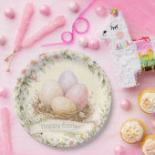 Assiettes En Carton Easter Egg Nest | Happy Easter (Fête)