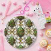 Assiettes En Carton EASTER EGGS 3D ~ Decorated~ (Fête)