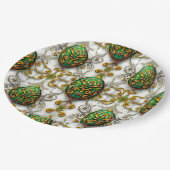 Assiettes En Carton EASTER EGGS 3D ~ Decorated~ (Angle)