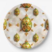 Assiettes En Carton EASTER EGGS 3D ~ Decorated~  (Devant)