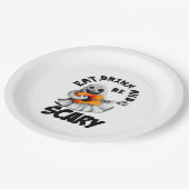 Assiettes En Carton Eat Drink And Be Scared Minimal Clean (Angle)