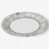 Assiettes En Carton Eat Sleep Golf (Angle)