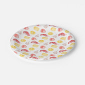 Assiettes En Carton Ébullition de l'écrevisse (Angle)