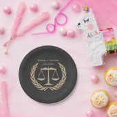 Assiettes En Carton Échelles classiques d'obtention du diplôme d'école (Fête)