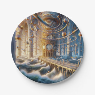 Assiettes En Carton Echos de '73 : Le Labyrinthe de Chronos Ocean