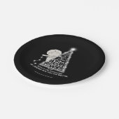 Assiettes En Carton Éclairage de l'arbre (Angle)