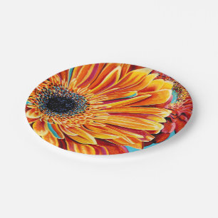 Assiettes En Carton Éclats de couleur II