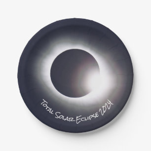 Assiettes En Carton éclipse solaire 2024, 8 avril