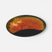 Assiettes En Carton Éclipse solaire en cours (Angle)